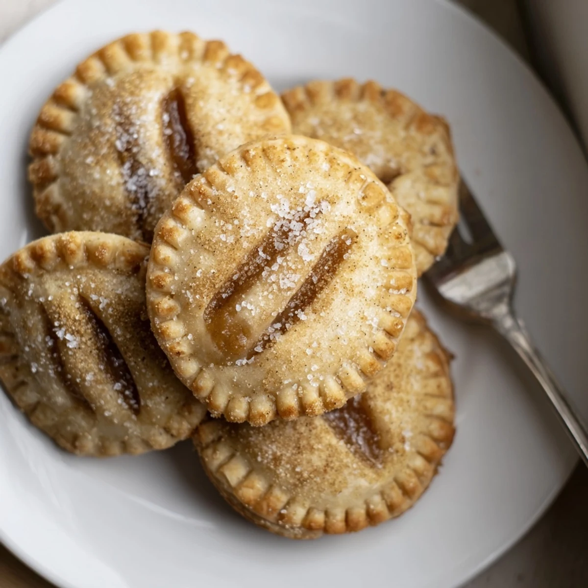 Aromatic Apple Butter Chai Pie Cookies sprinkled with chai spices, ready to delight.  