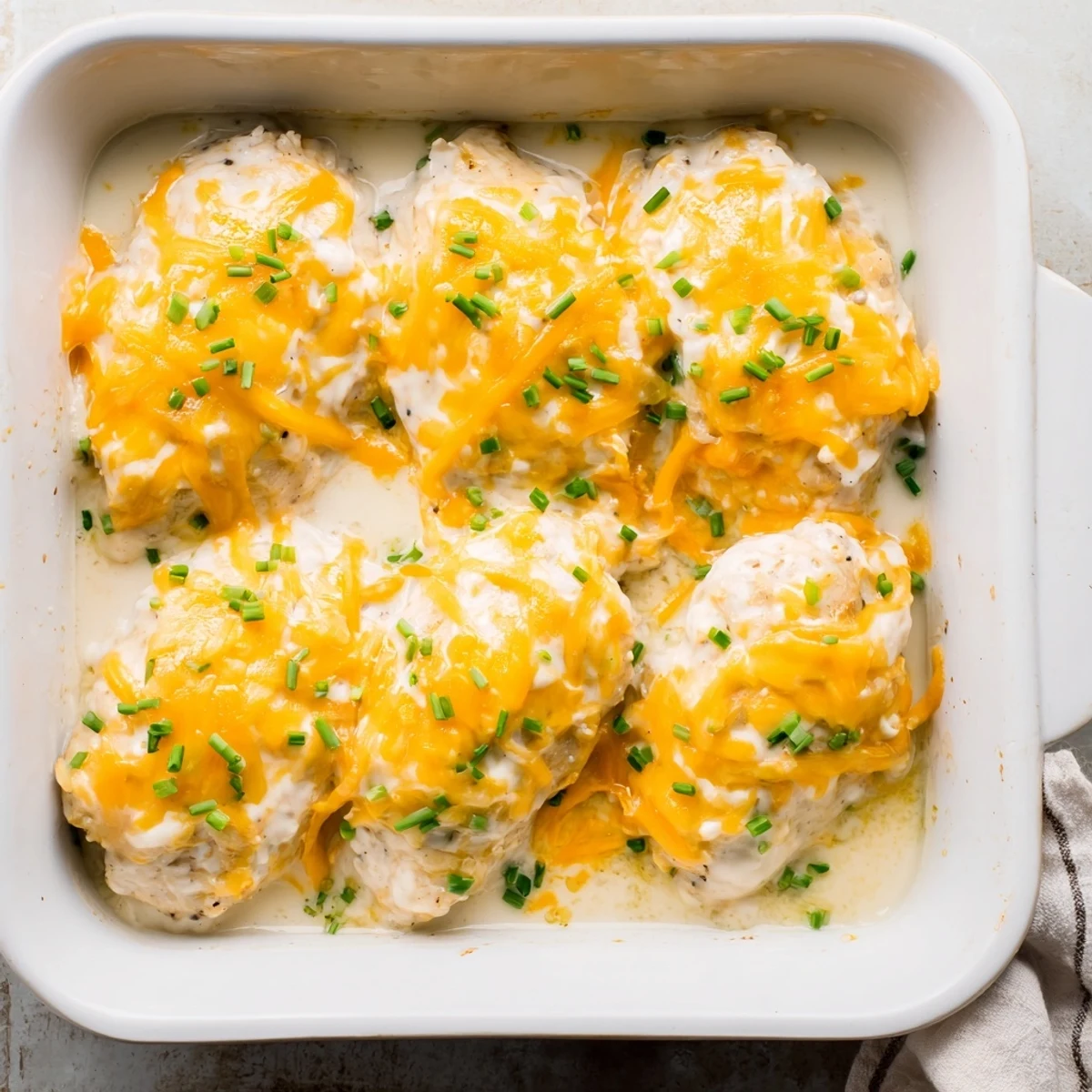 Cheddar Ranch Chicken Bake