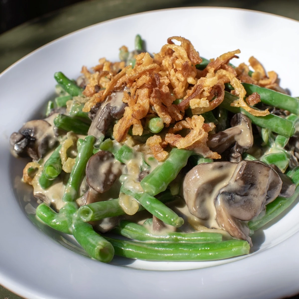 Old-School Green Bean Casserole
