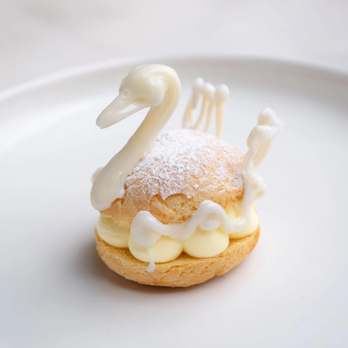 Elegant Swan Petit Fours