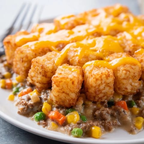 Sweet Potato Tater Tot Casserole