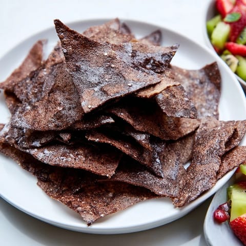 Dessert Chips Fruit Salsa