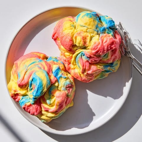 Cloud Bread Rainbow Colors