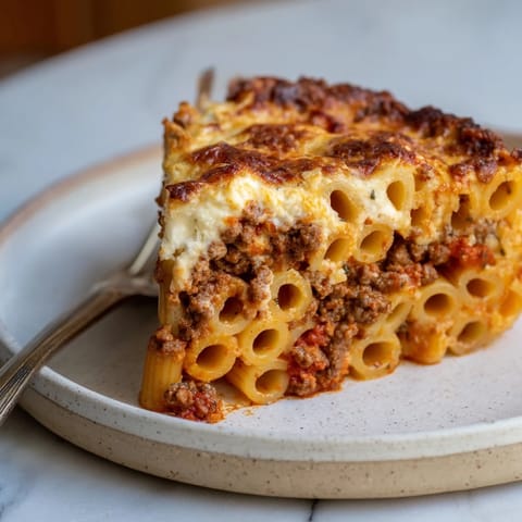 Greek Pastitsio Baked Casserole