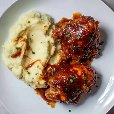 Honey BBQ Chicken Thighs Garlic