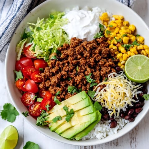 Loaded Beef Burrito Bowl