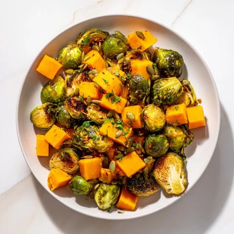 Roasted Brussels & Butternut Squash
