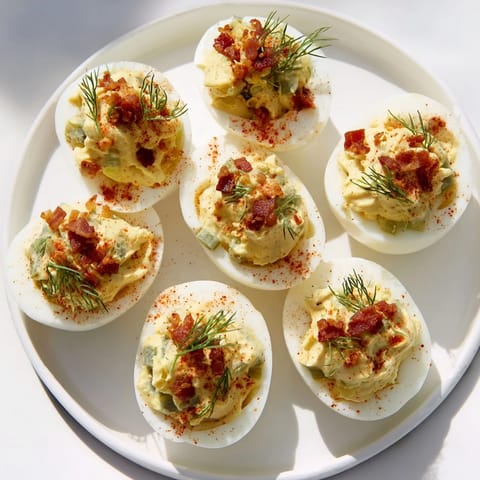 Loaded Deviled Eggs Paprika