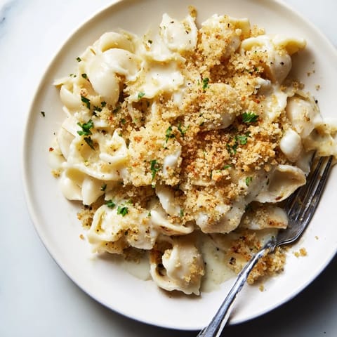 Lightened Mac & Cheese Bake