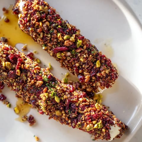 Cranberry Goat Cheese Logs