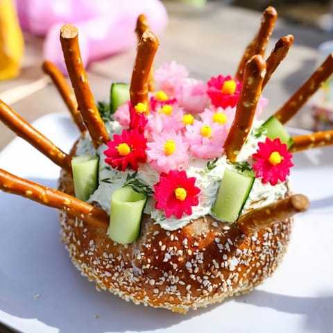 Desert Cactus Bloom Appetizer
