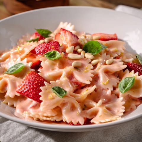 Strawberry Sour Cream Pasta