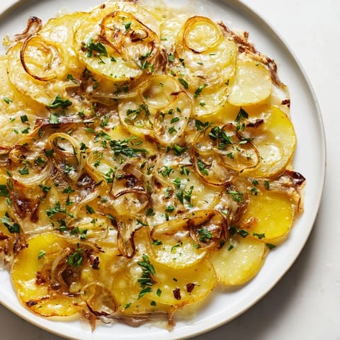 French Onion Potato Layers