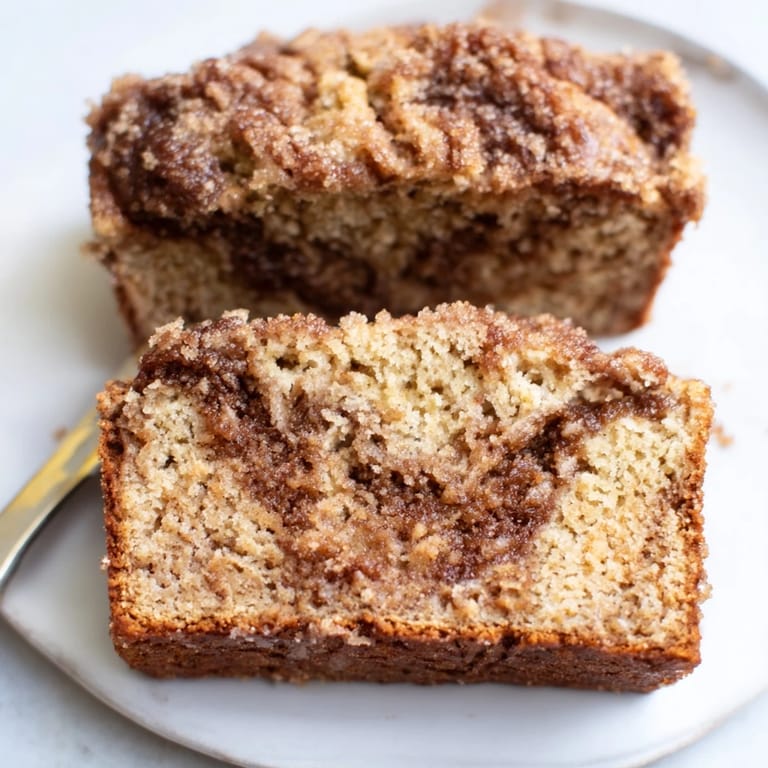 Chai Spice Muffin Loaf adorned with crunchy sugar topping and inviting aroma.  