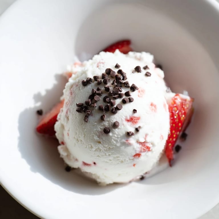 This fluffy cottage cheese ice cream is perfect: smooth, sweet, and ready for your favorite mix-ins!