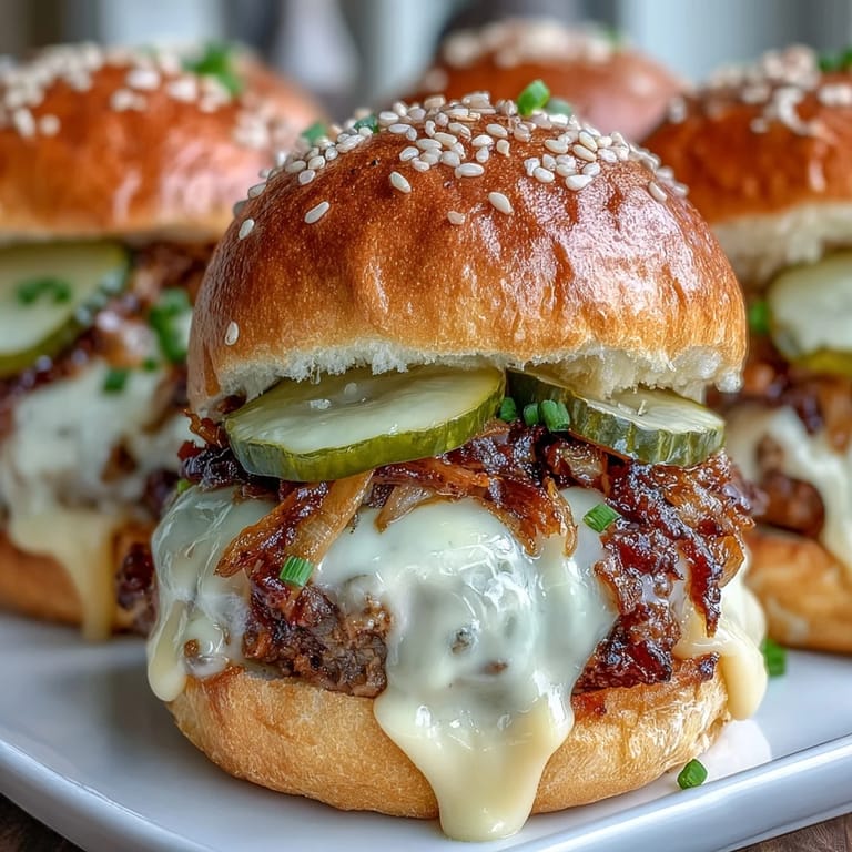 Freshly baked sliders served hot on a platter for game day snacking.