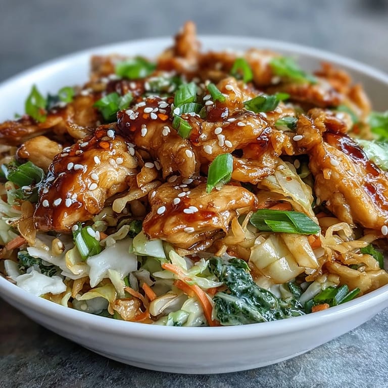 Shredded cabbage and carrots soak up the tangy soy-sesame glaze in a quick, easy weeknight skillet dinner.