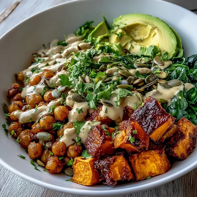 A wholesome vegetarian bowl piled high with garlicky spinach and topped with fresh avocado slices.