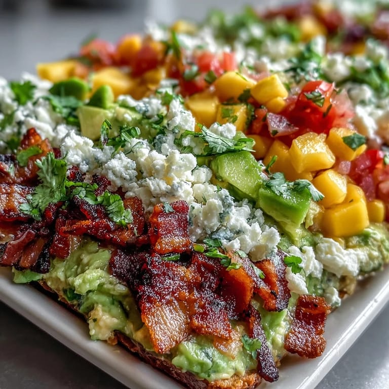 A vibrant spread of fresh guacamole topped with guests' favorite chunky salsas.