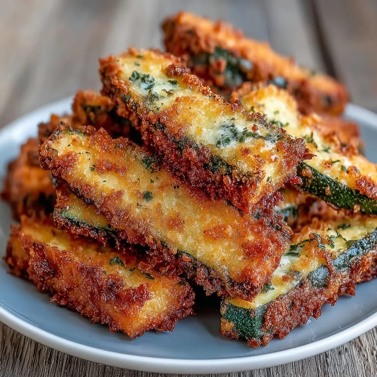 Crispy Parmesan Zucchini Fries, a healthy appetizer with a savory crunch.